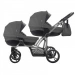 Kočík pre dvojičky Bebetto 42 GRAPHITE - col.04